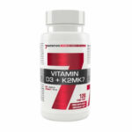 7 Nutrition Vitamin D3+K2MK7, 120 kapsula