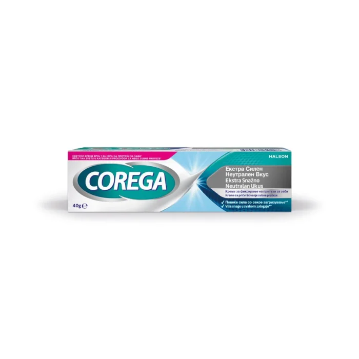 Corega Extra strong neutral krema za proteze 40g - Apoteka Integra