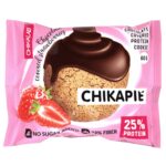 Chikapie protein cookie preliveni sa jagoda punjenjem 60g