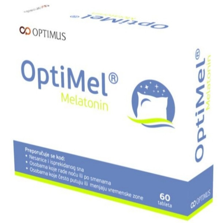 optimel-melatonin-60-tableta-srbotrade-(1) Optimel Melatonin 1mg, sublingvalne tablete, 60 komada - Slika 1
